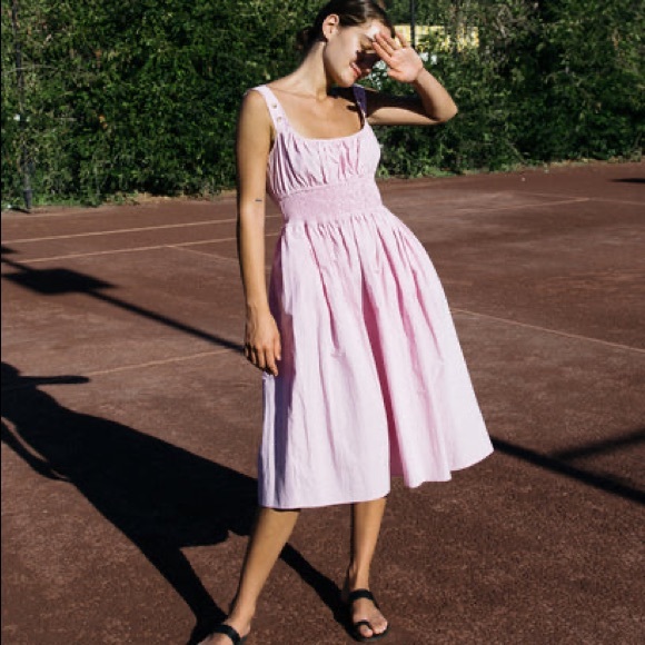 Ciao Lucia pink Lara midi dress - Picture 6 of 6